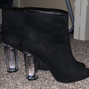 Black ankle boots